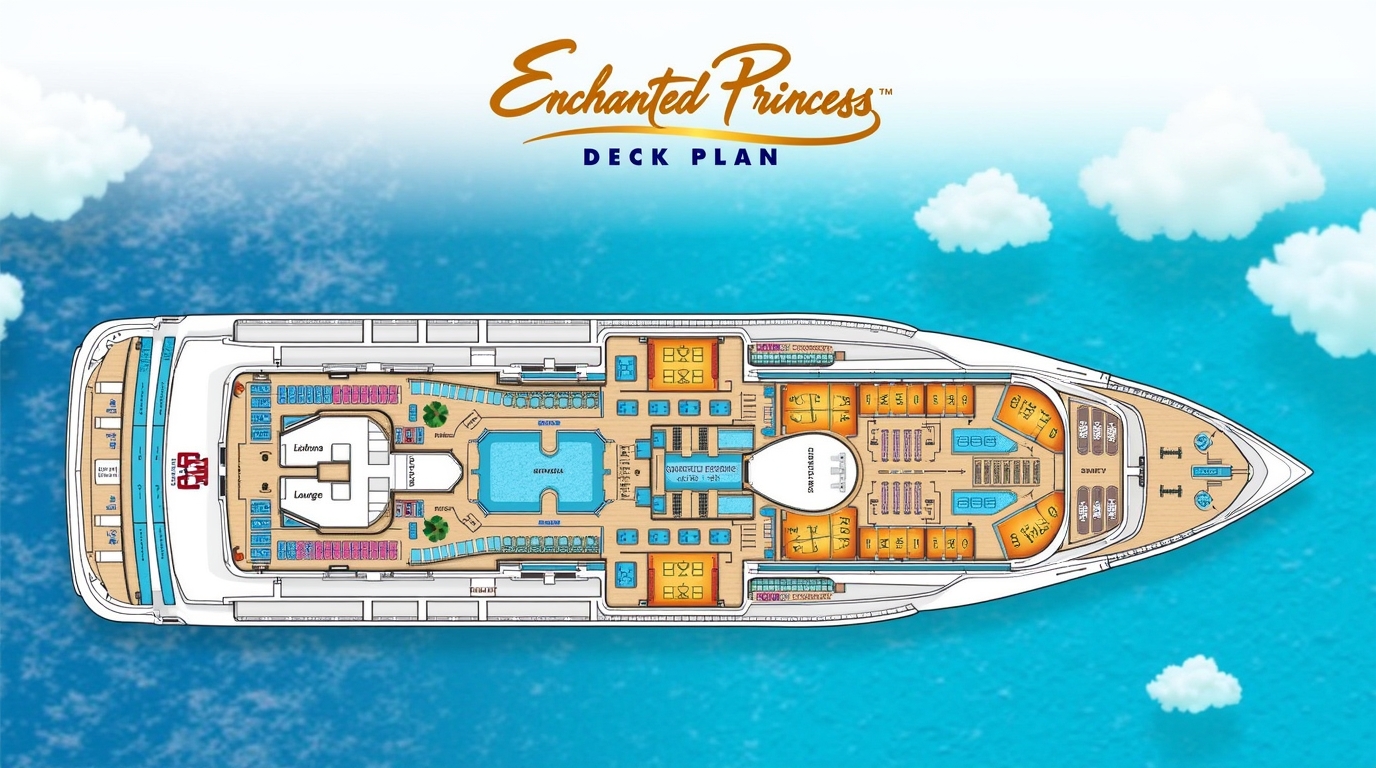 Enchanted Princess Deck Plans and Cruise Ship Features